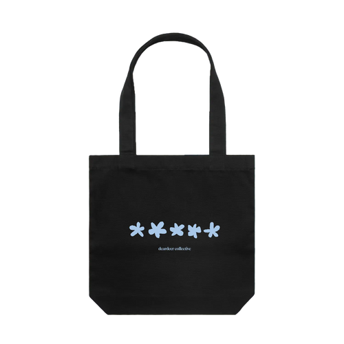 Black front flat lay