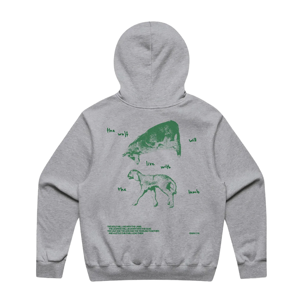 The Wolf and the Lamb - Green and Grey