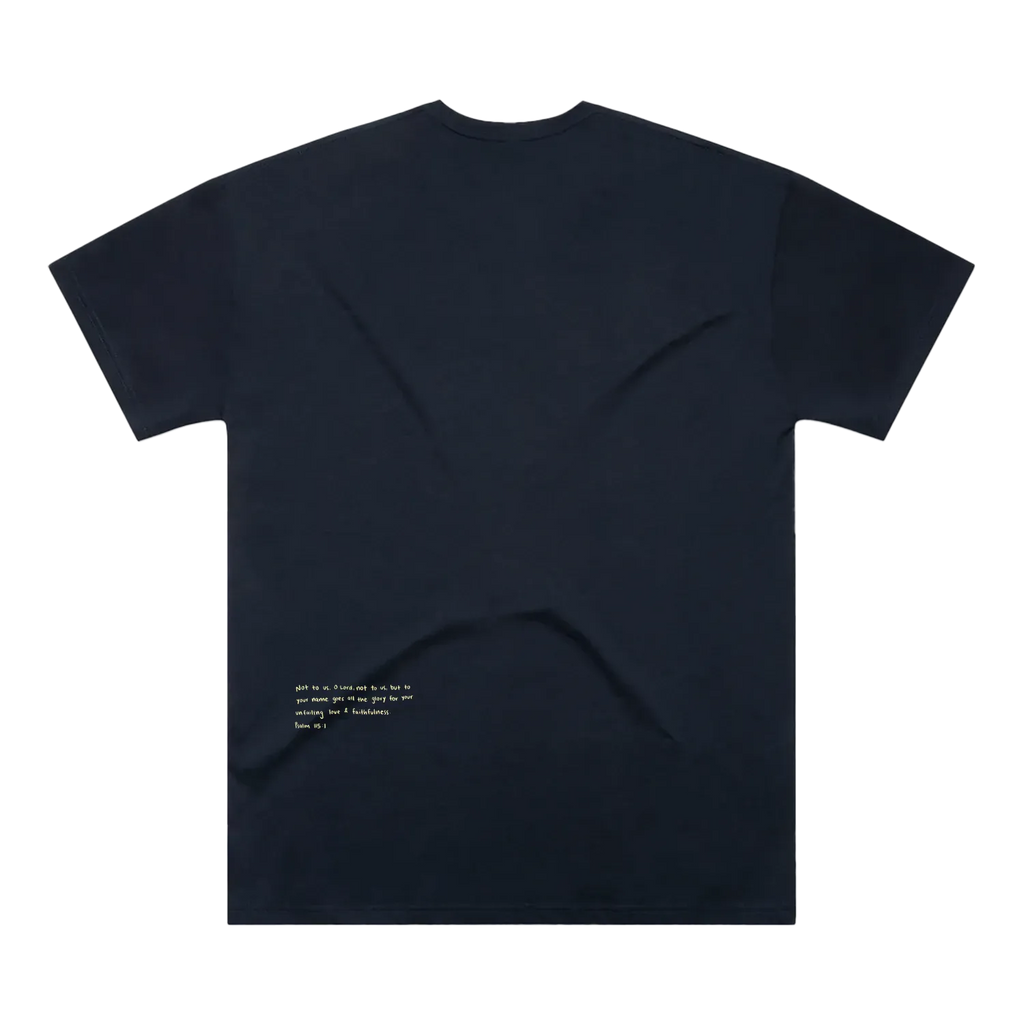 Navy back flat lay