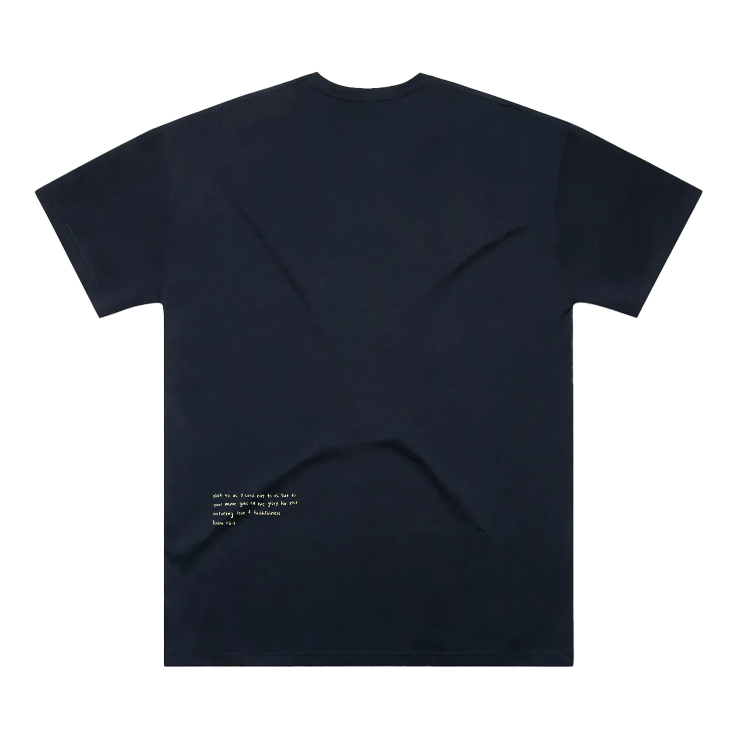 Navy back flat lay