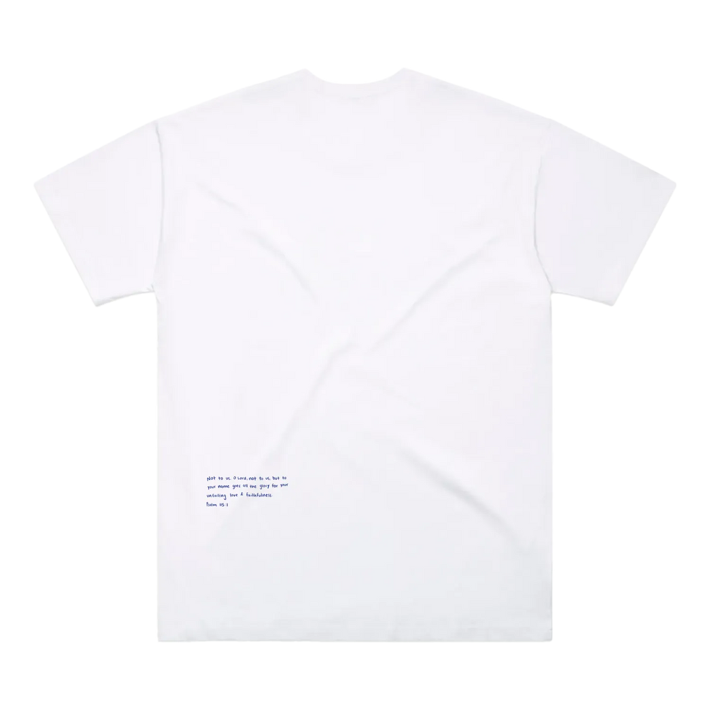 White back flat lay